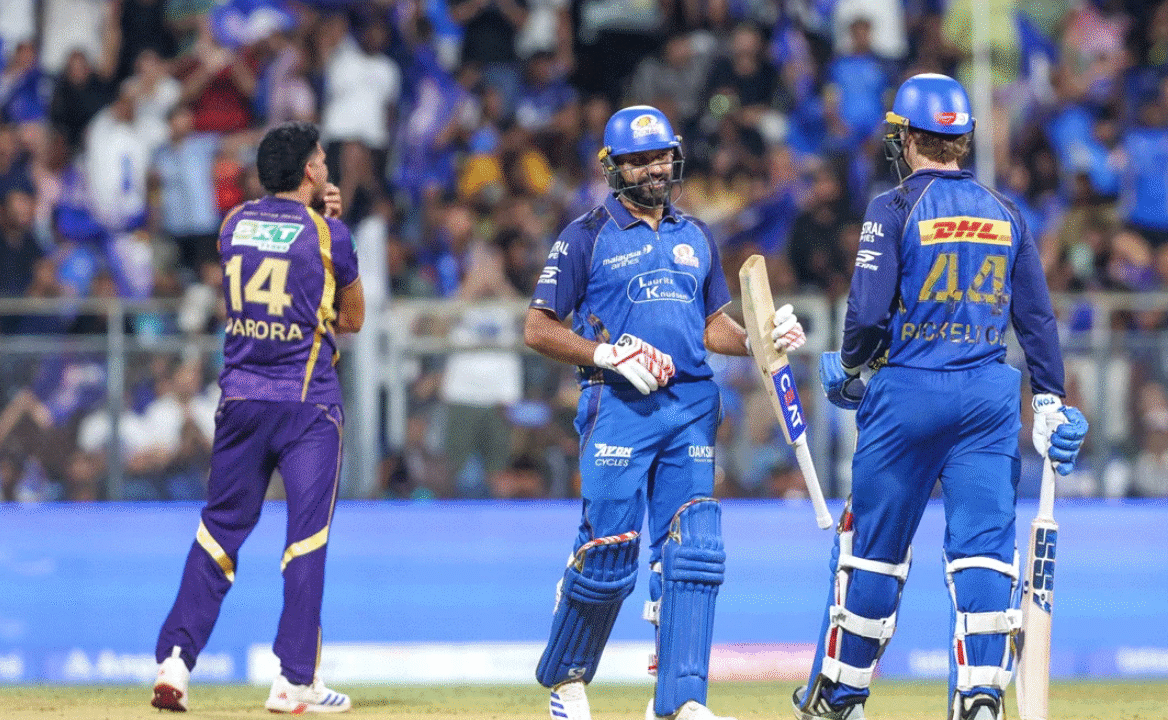 রোহিত-রিকেল্টনের তাণ্ডবে রেকর্ড জয় মুস্বাইয়ের